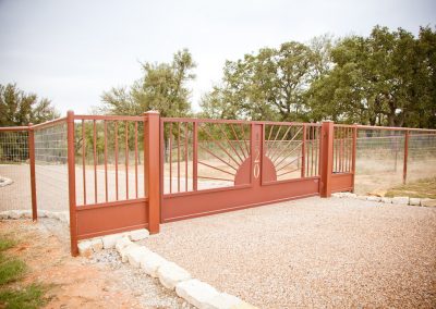 red ranch gate