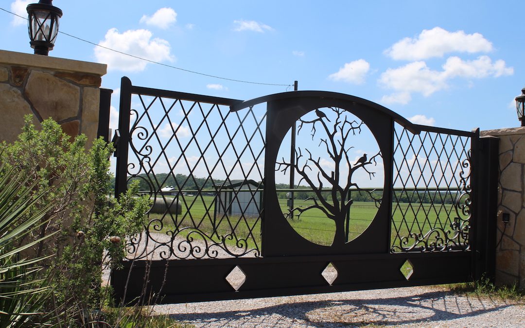 vanessa custom iron ranch gate