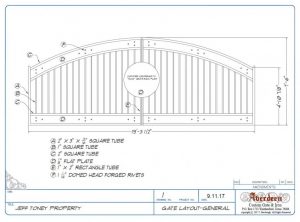 gate drawing