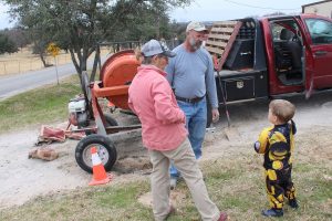concrete day with bumble bee transformer