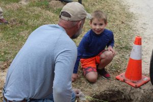 concrete day with tunnell kiddos