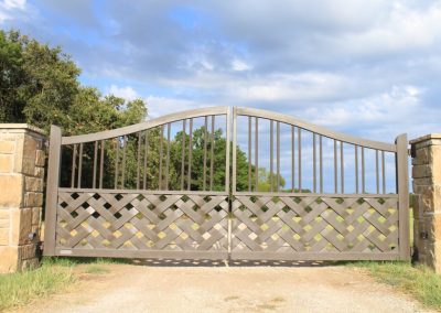 Braided Iron Ranch Gate