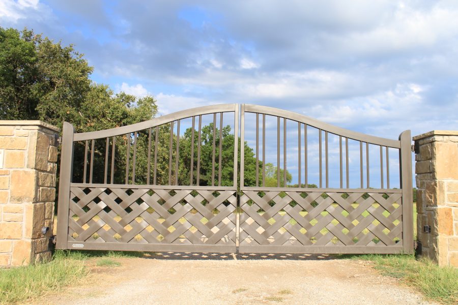 Braided Iron Ranch Gate