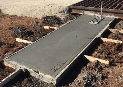 concrete foundation