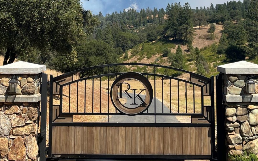 Northern California Aluminum Ranch Gate