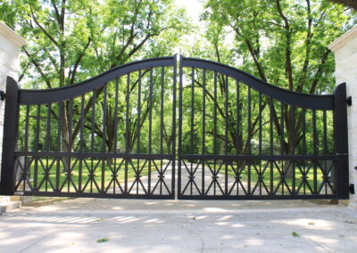 custom aluminum driveway gate for mississippi