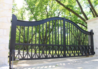 custom aluminum mississippi driveway gate