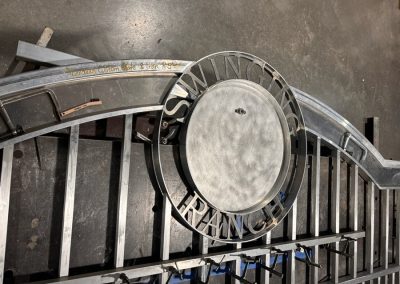 aluminum gate fabrication