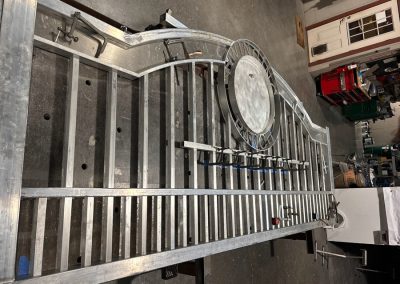 aluminum gate fabrication in shop