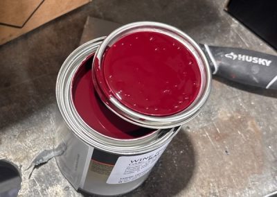 maroon paint for aluminum driveway gate