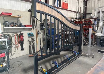 aluminum gate fabrication in shop