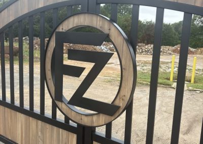 aluminum ranch gate