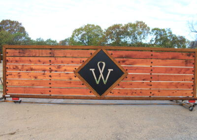 modern ranch gate