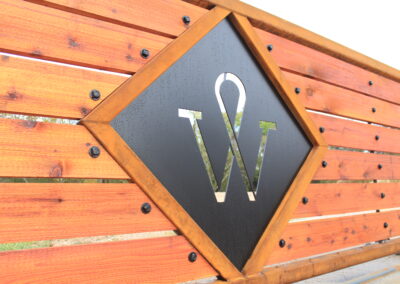Modern Ranch Brand Gate Design