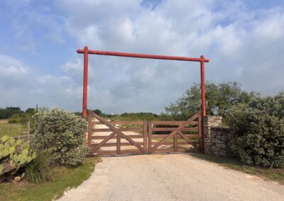 Historic Texas Ranch Gate Recreation